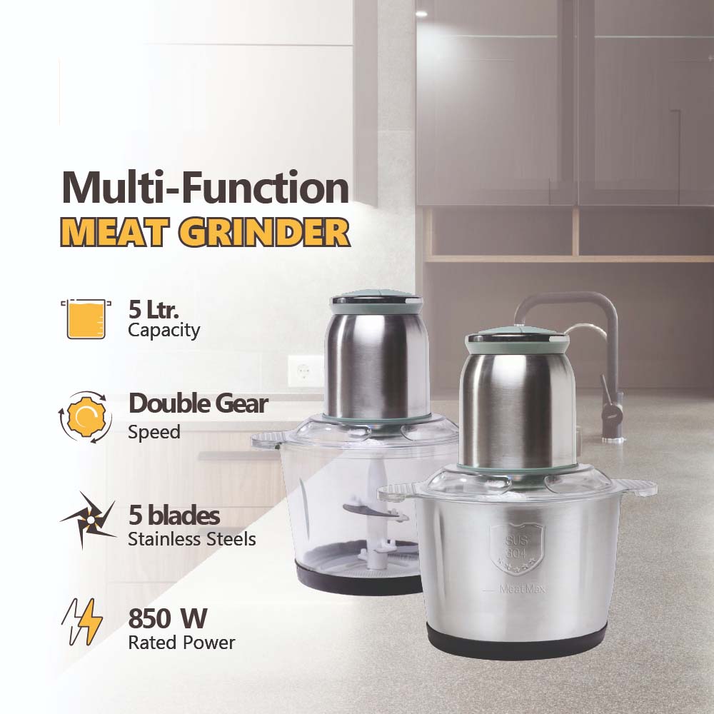 MULTIFUNCTIONAL ELECTRIC MEAT GRINDER AND FOOD PROCESSOR