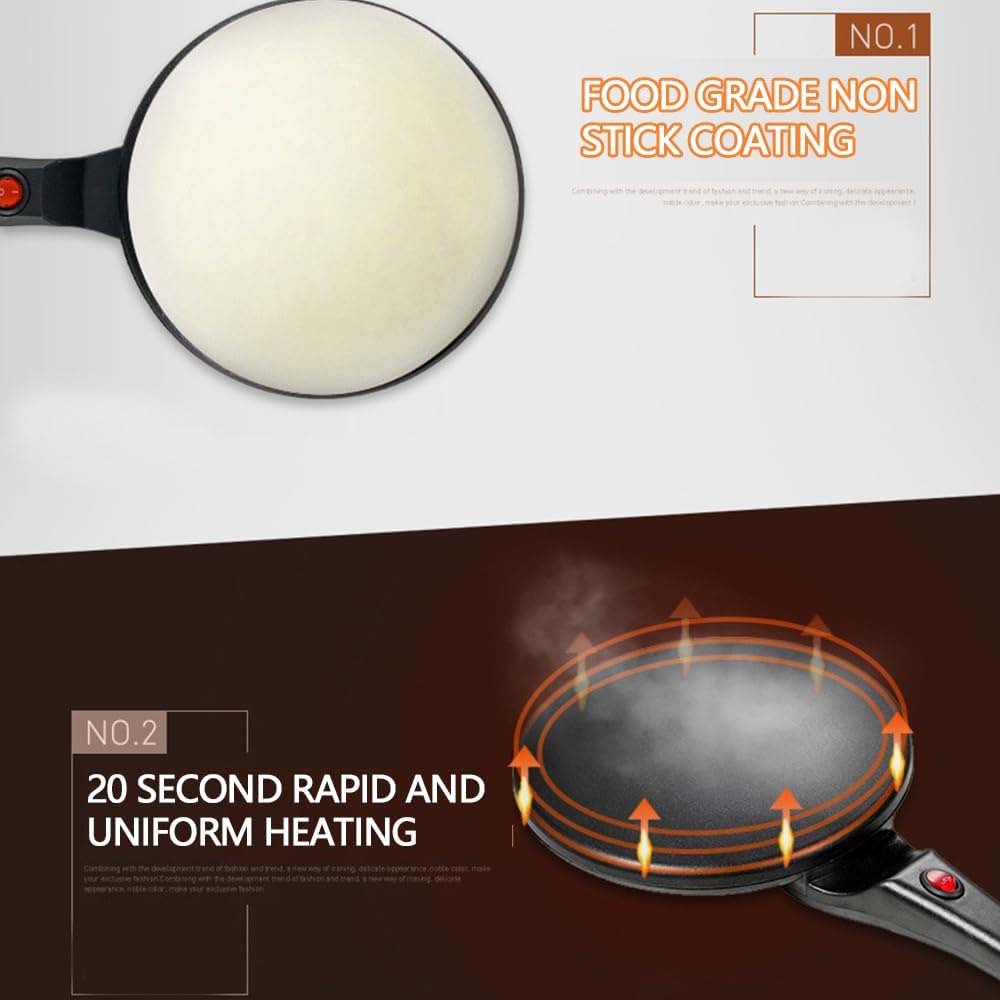 ELECTRIC PANCAKE AND CREPE MAKER