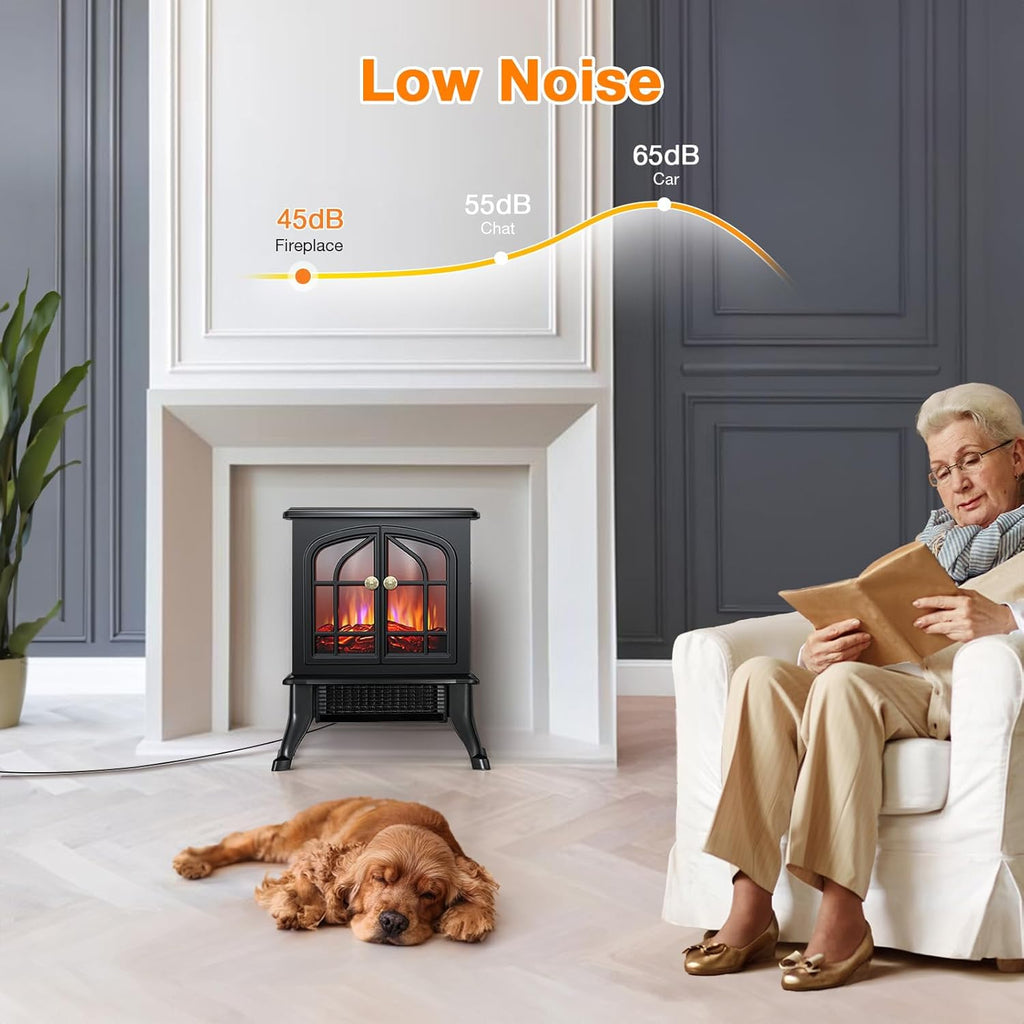 Electric Fireplace Heater Stove Style in Saudi Arabia