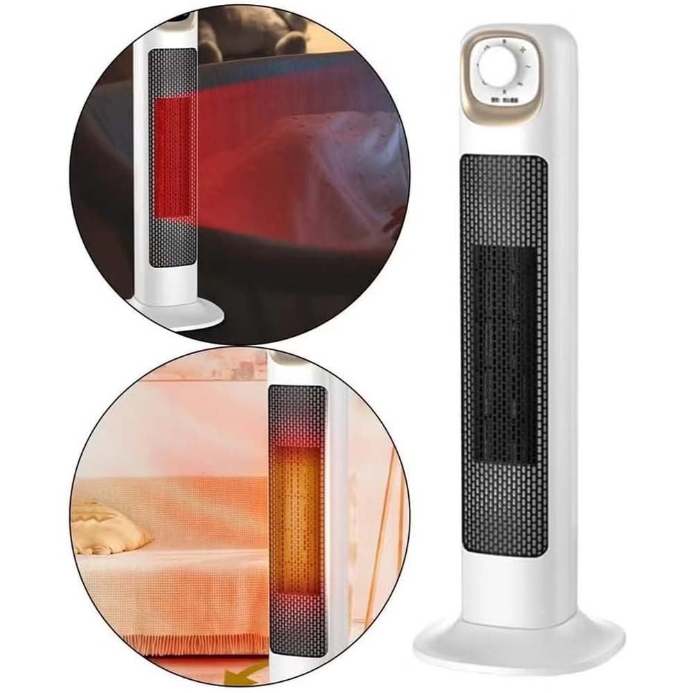 Vertical Electric Heater 2000W with Adjustable Thermostat in Saudi Arabia
