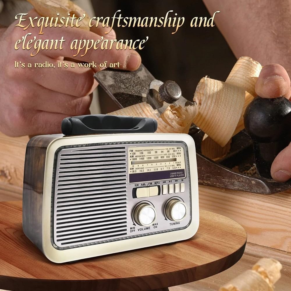 Portable Retro Bluetooth Radio | ShopSaudiNow