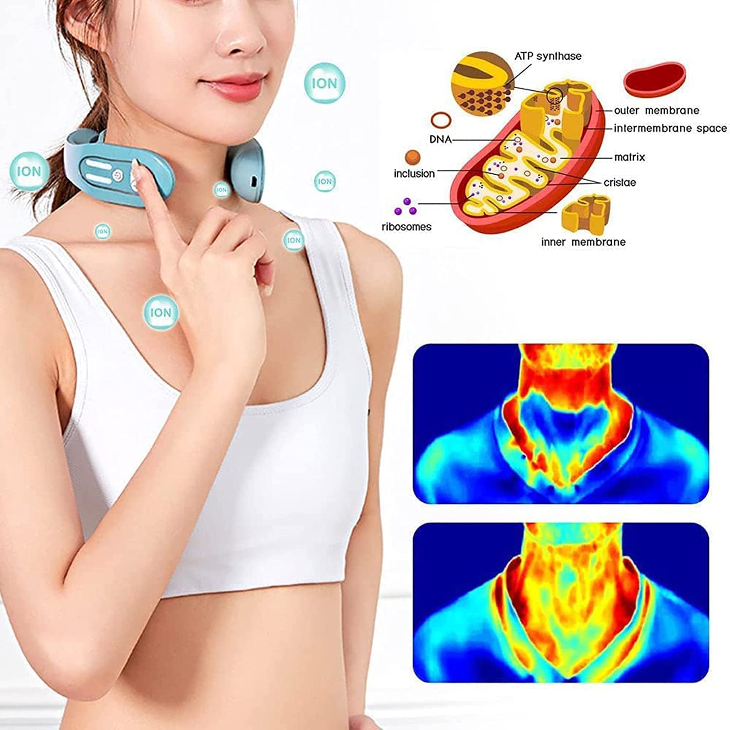 Electric Neck and Shoulder Massager with Heat