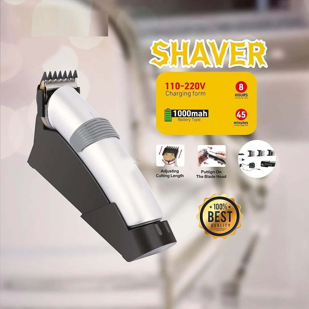 Electric Shaver with 1000mAh Rechargeable Battery