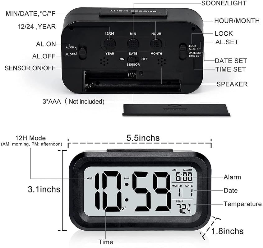 Buy Digital Alarm Clock in Saudia Arabia