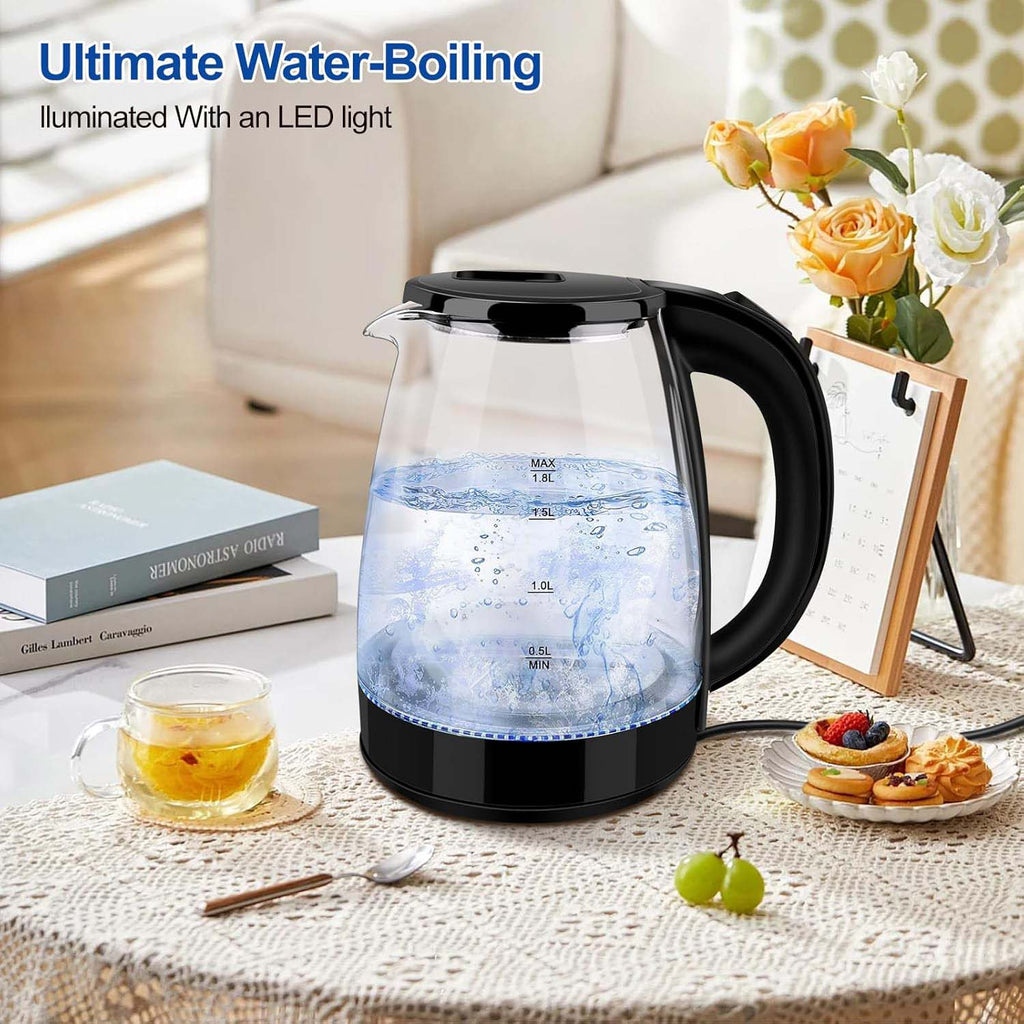 GLASS ELECTRIC KETTLE 2L FAST BOIL