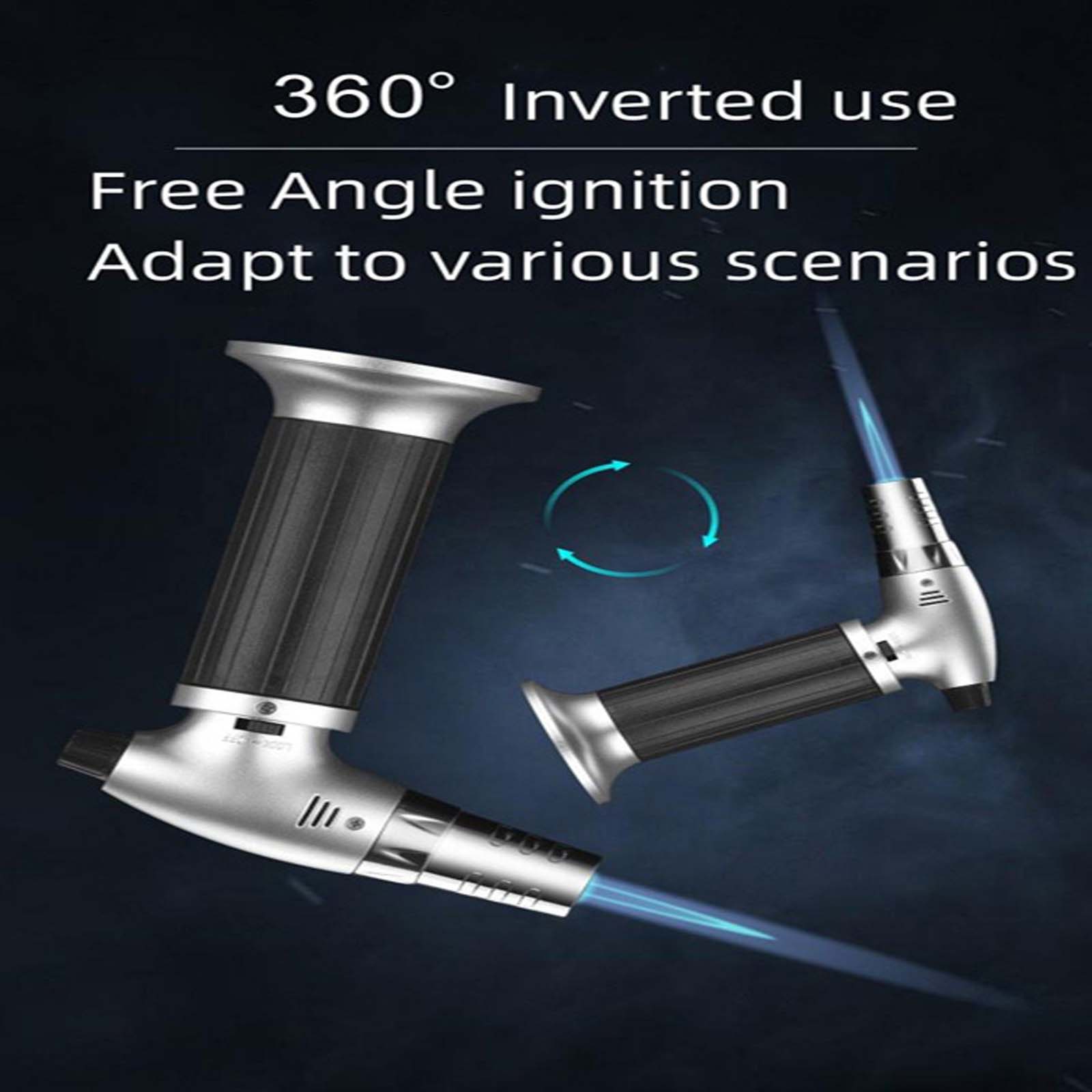Torch Lighter with Adjustable Flame
