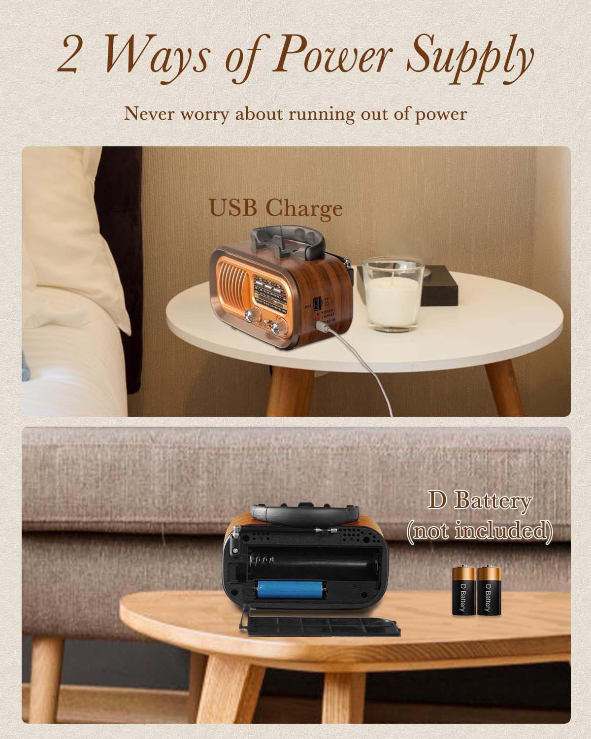 Vintage Bluetooth Radio Speaker | ShopSaudiNow