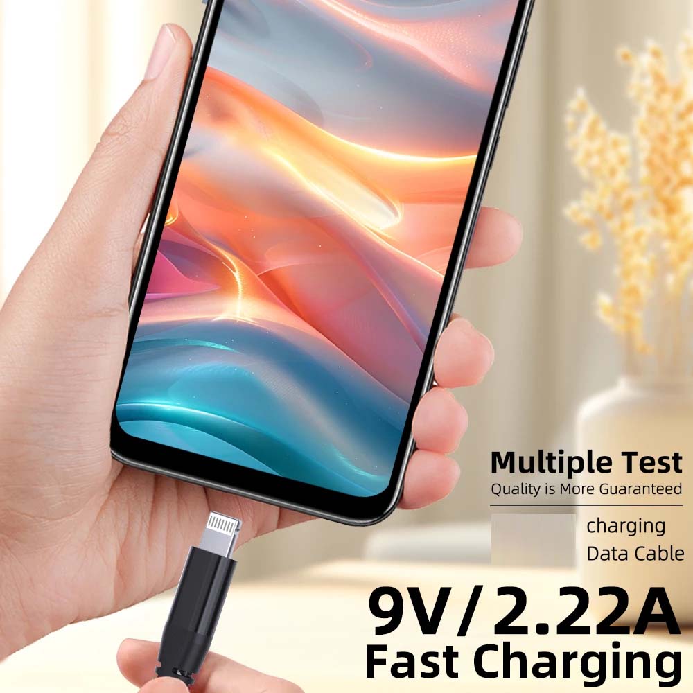 2 Meter Braided Type-C to Lightning Cable | Saudi Arabia