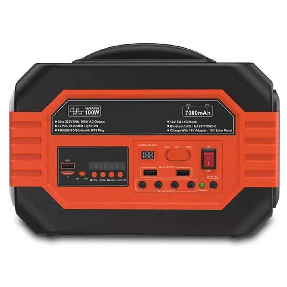 Portable Solar Power System with 12V Battery in Saudia Arabia