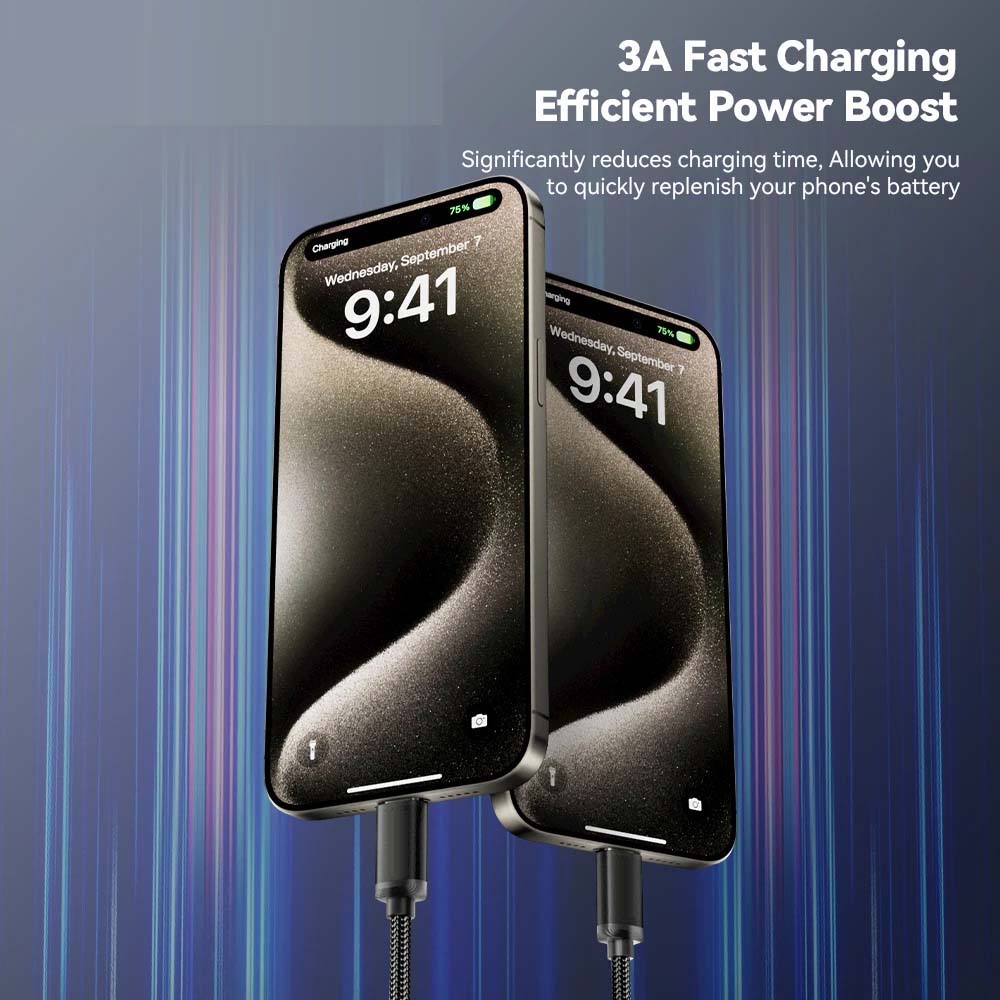 USB-A to USB Type-C Braided Charging Cable in Saudi Arabia