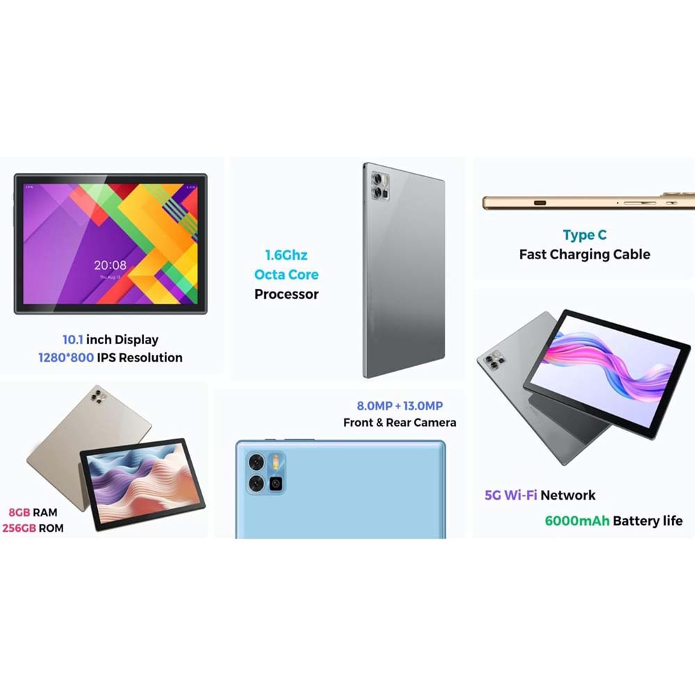 Tab 12 10.1 Inch Display 5G Android Tablet