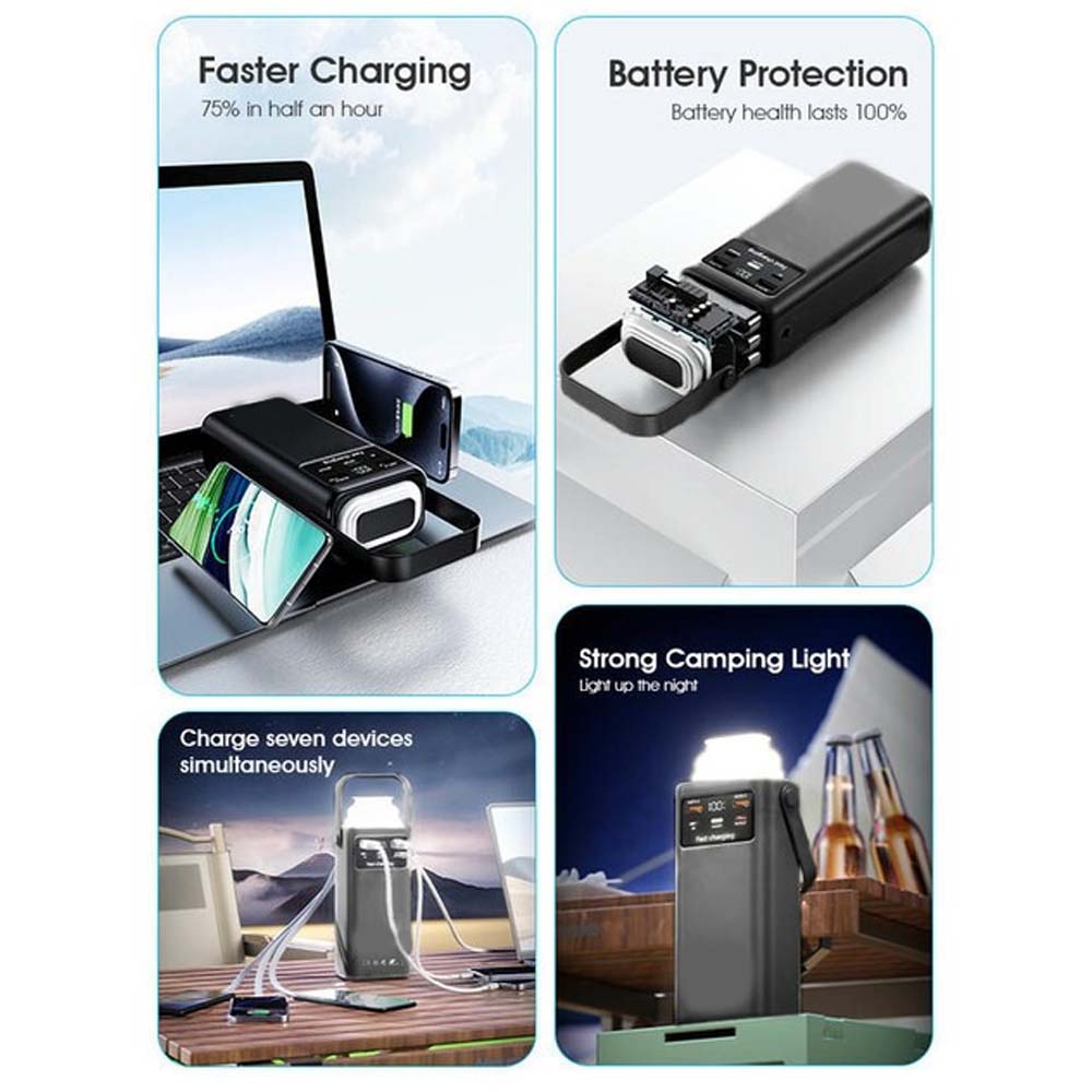 Power Bank with LED Lantern 50000mAh in KSA