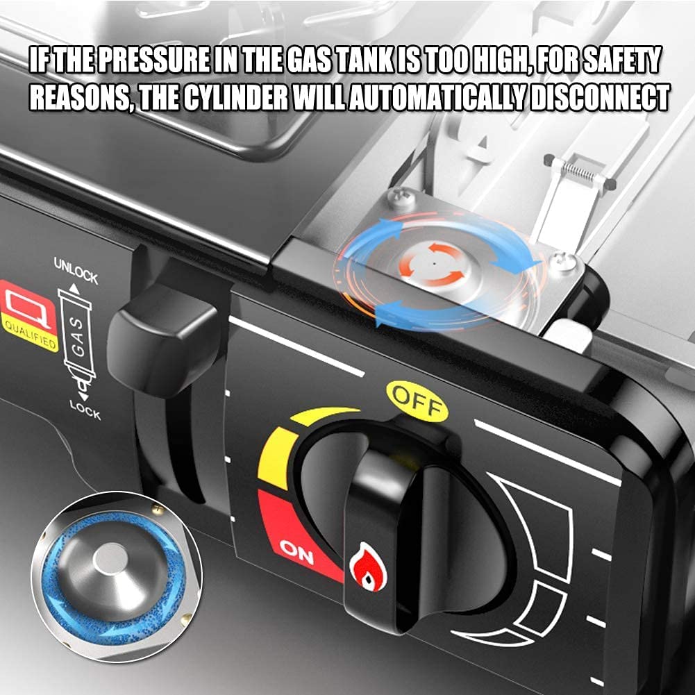 Portable Dual Fuel Camping Gas Stove