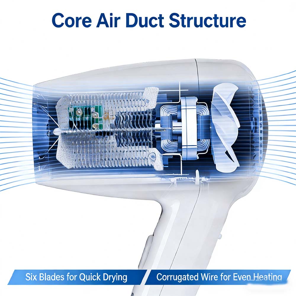 Wall-Mounted Hair Dryer in Saudia Arab