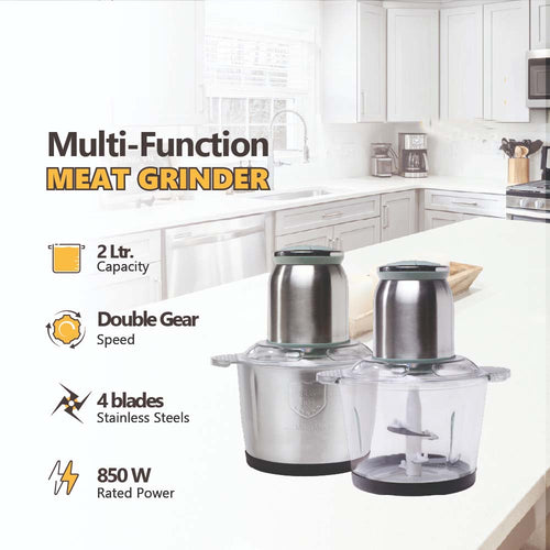 2L ELECTRIC MEAT GRINDER AND FOOD PROCESSOR