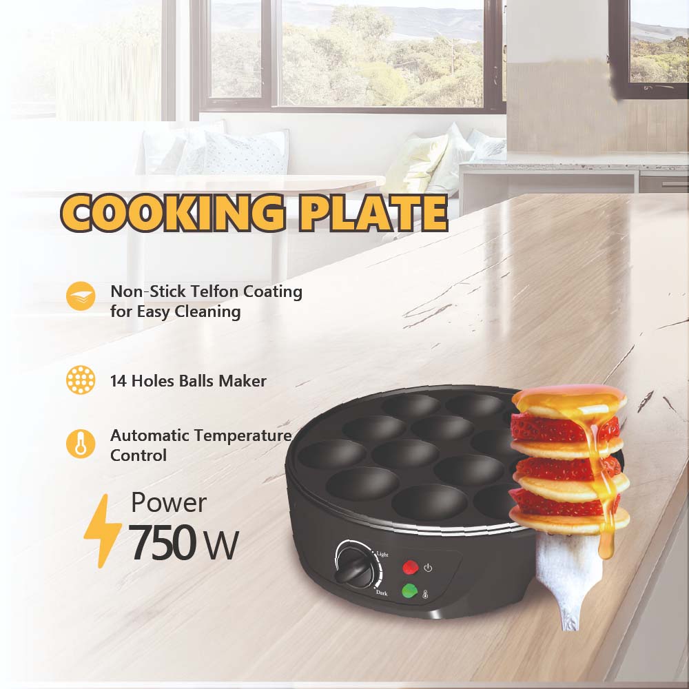 14-SLOT PANCAKE AND MINI SNACK MAKER