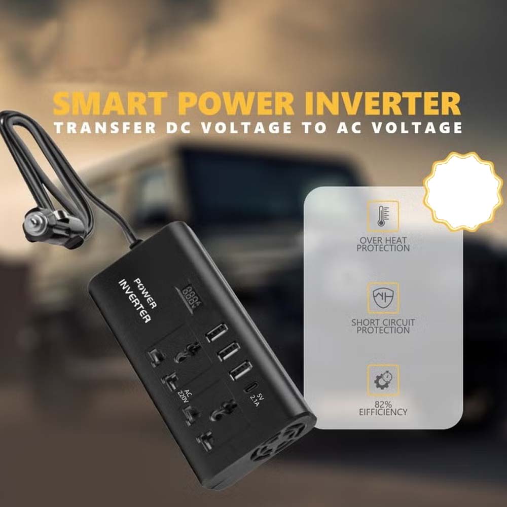300W Smart Car Power Inverter | Shop Saudi Arabia