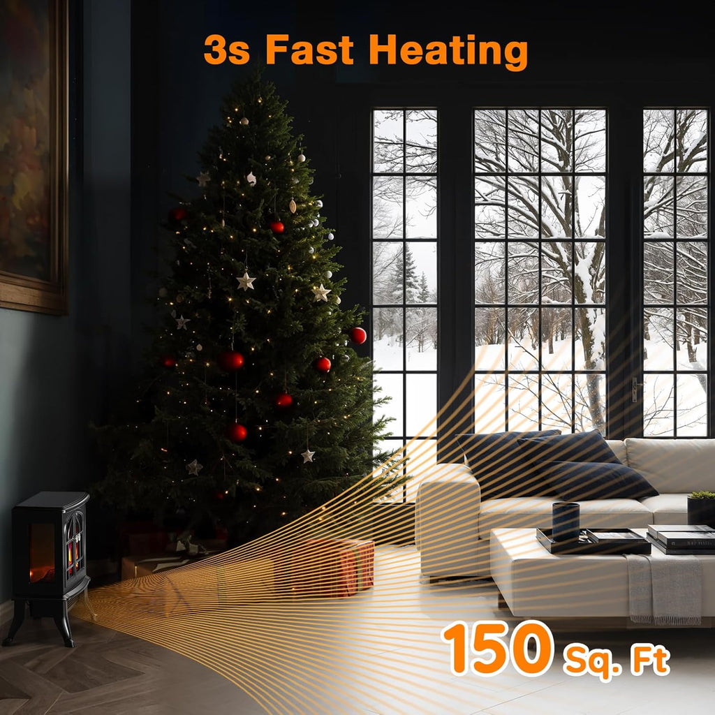 Electric Fireplace Heater Stove Style in Saudi Arabia