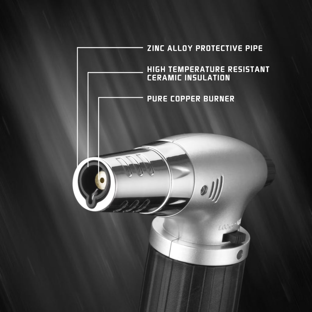 Torch Lighter with Adjustable Flame