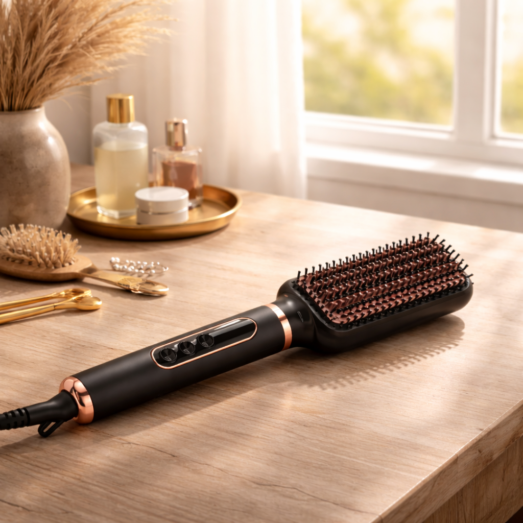 Get Hair Straightener Brush in KSA in less Price