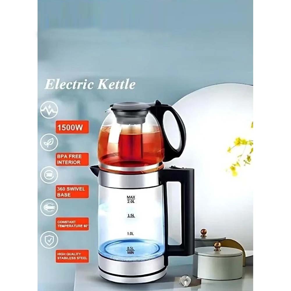 Electric Kettle Set with 1.8L Water Kettle in Saudi Arabia