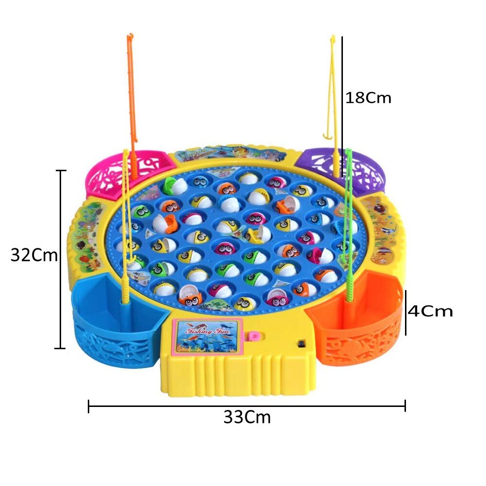Fishing Game Electronic Musical Rotating Toy