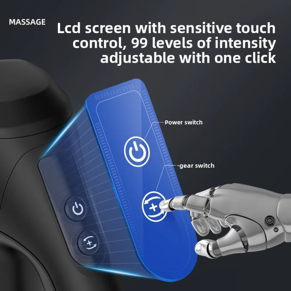 Buy Fascial Massage Gun with 12 Speed Levels in Saudi Arabia