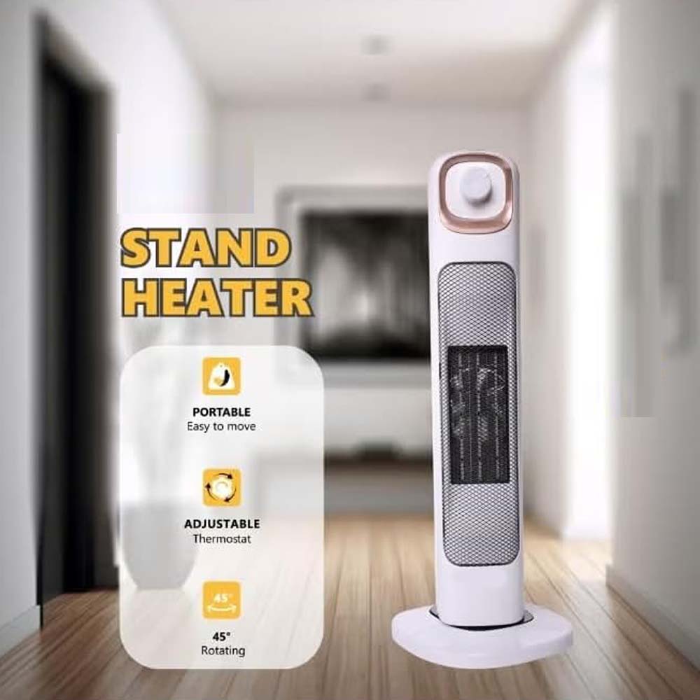 Vertical Electric Heater 2000W with Adjustable Thermostat in Saudi Arabia