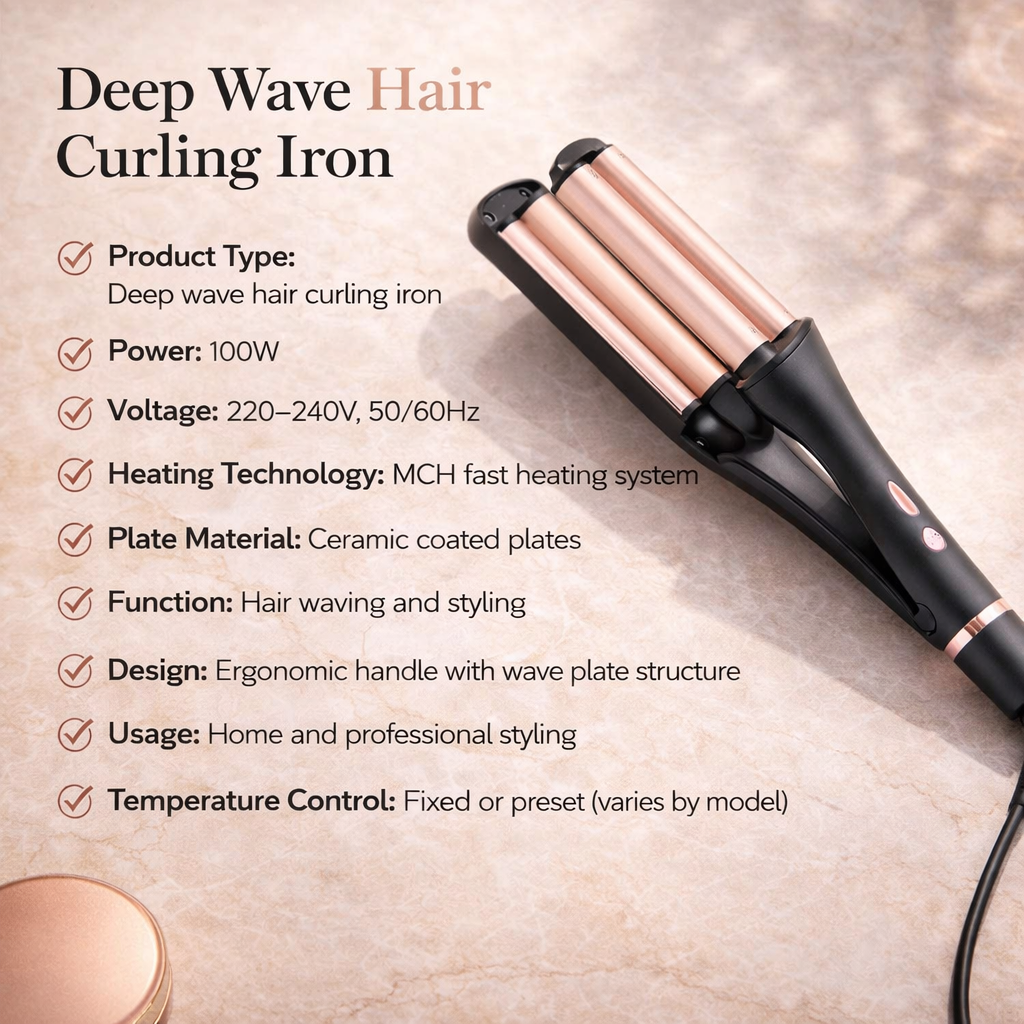 Luxury Deep Wave Hair Curler in Saudi Arabia