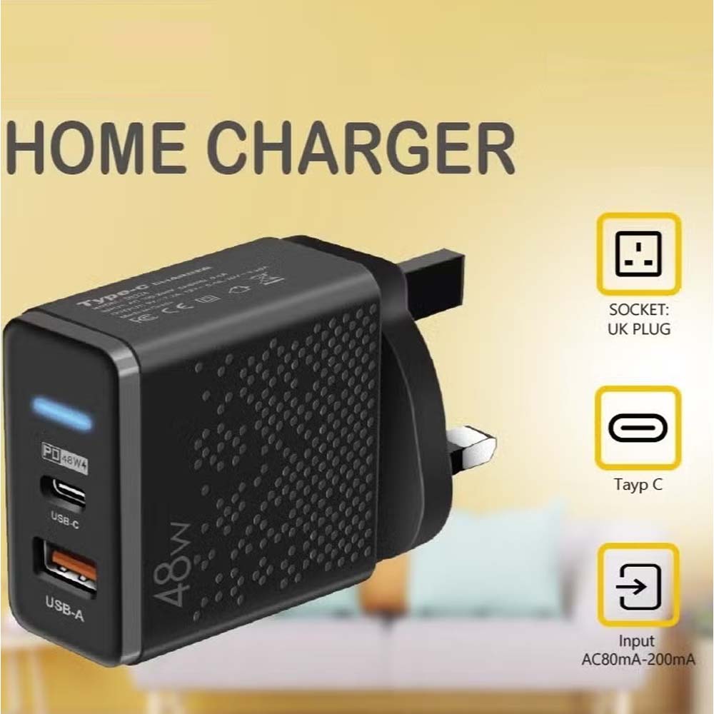 48W Fast Charging Home Charger
