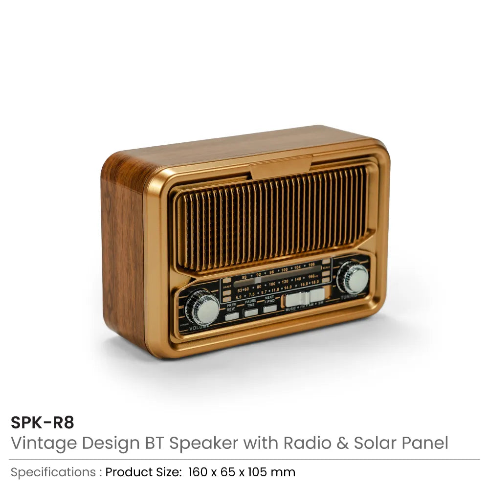 Portable HiFi Retro Radio with Bluetooth Speaker