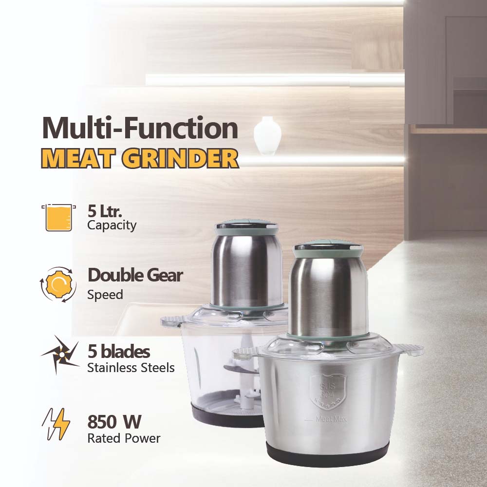 MULTIFUNCTIONAL ELECTRIC MEAT GRINDER AND FOOD PROCESSOR
