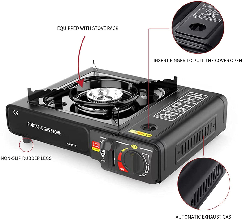 Portable Dual Fuel Camping Gas Stove
