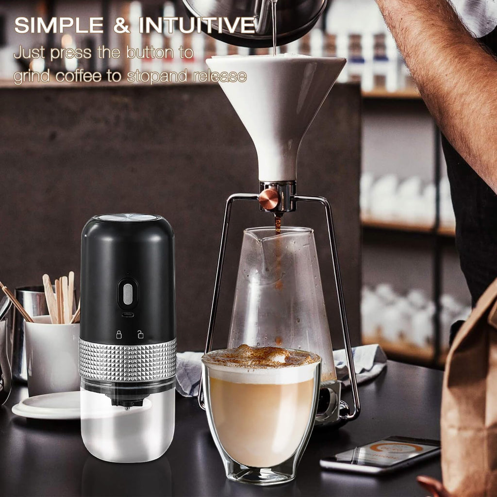 Portable Electric Coffee Grinder with USB-C Charging| ShopSaudiNow