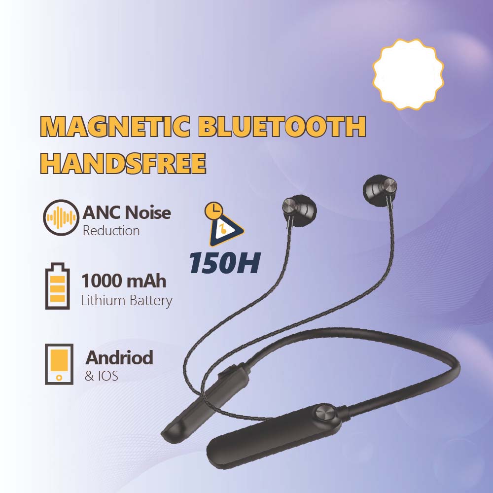 Magnetic Wireless Hands-Free Headset