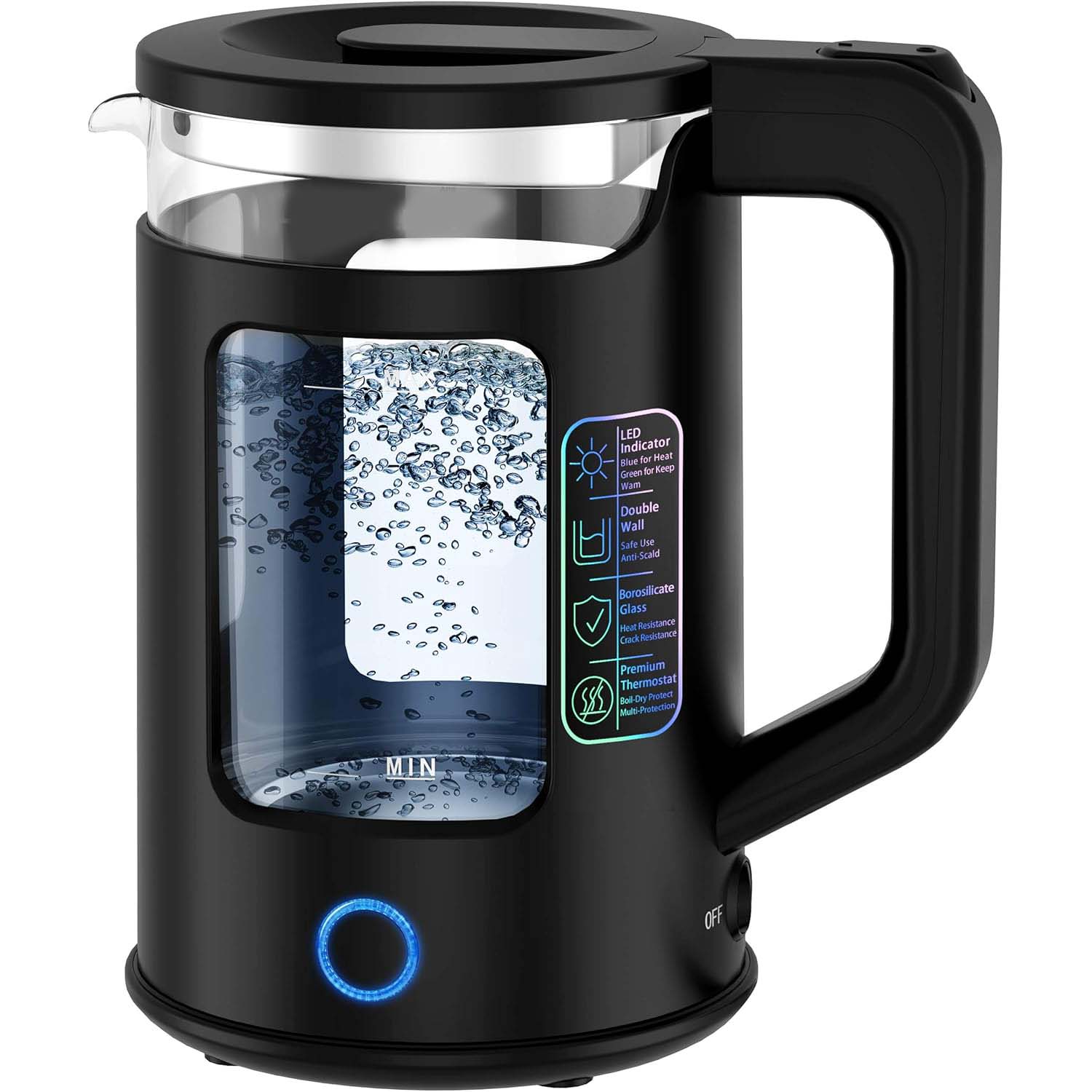 1.8L Glass Electric Kettle in Saudi Arabia