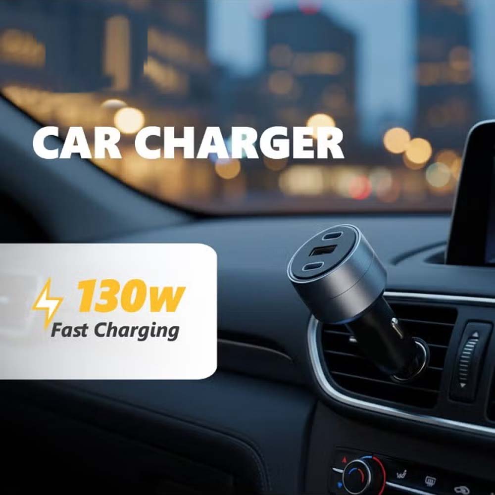 Fast Charging USB Car Charger Adapter in Saudi Arabia