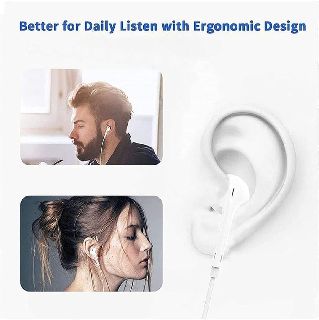 Wired Stereo Earphones with Lightning Port