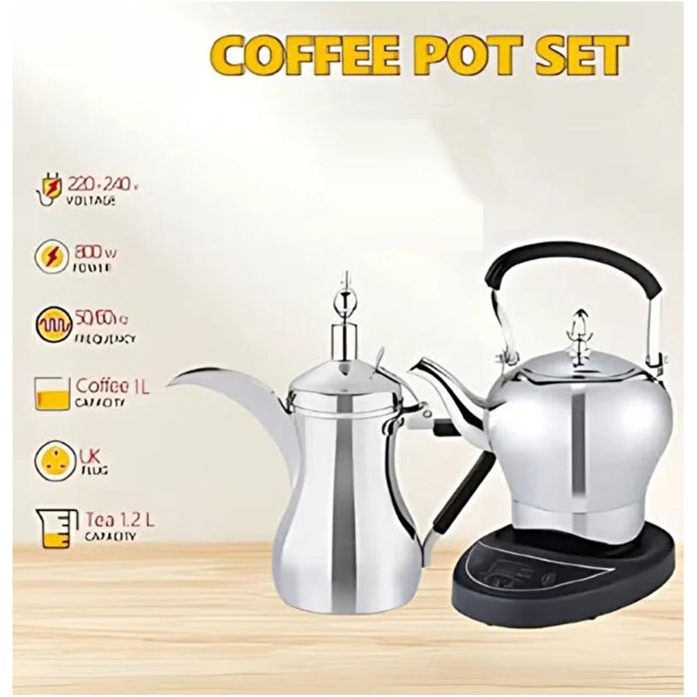 Electric Coffee and Tea Pot Set